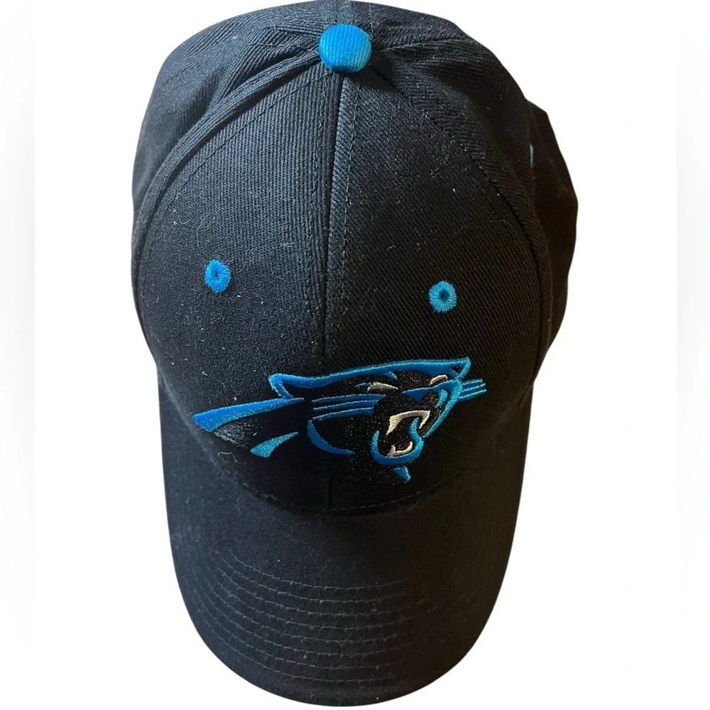 Carolina Panthers‎ Hat Cap Adjustable NFL Team Apparel Snap Back Black